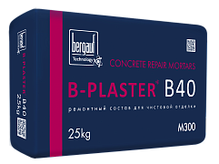 B-Plaster B40 (25 кг) штукатурный состав с повышенной водонепроницаемостью