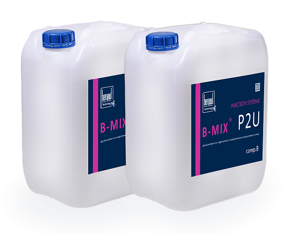 B-Mix P2U A+B (22 кг) БЕРГАУФ полиуретановая пена