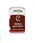 EXPRESSO Эмаль для пола алкидно-уретан. красно-коричневая (0,9кг)