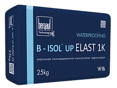 B-isol UP ELAST 1К (25 кг) эластичная однокомпонентная гидроизоляция БЕРГАУФ